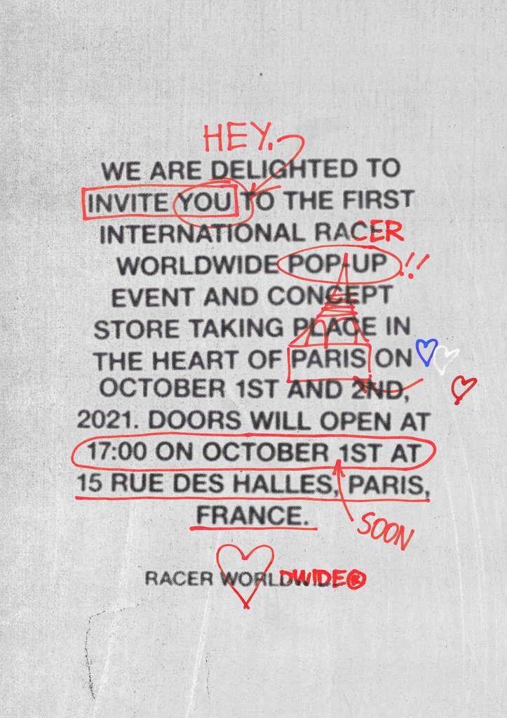 RACER WORLDWIDE — 2